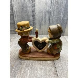 1988 DEBBIE BELL JARRATT Ask Jesus To Come Into Thine Heart Porcelain Figurine